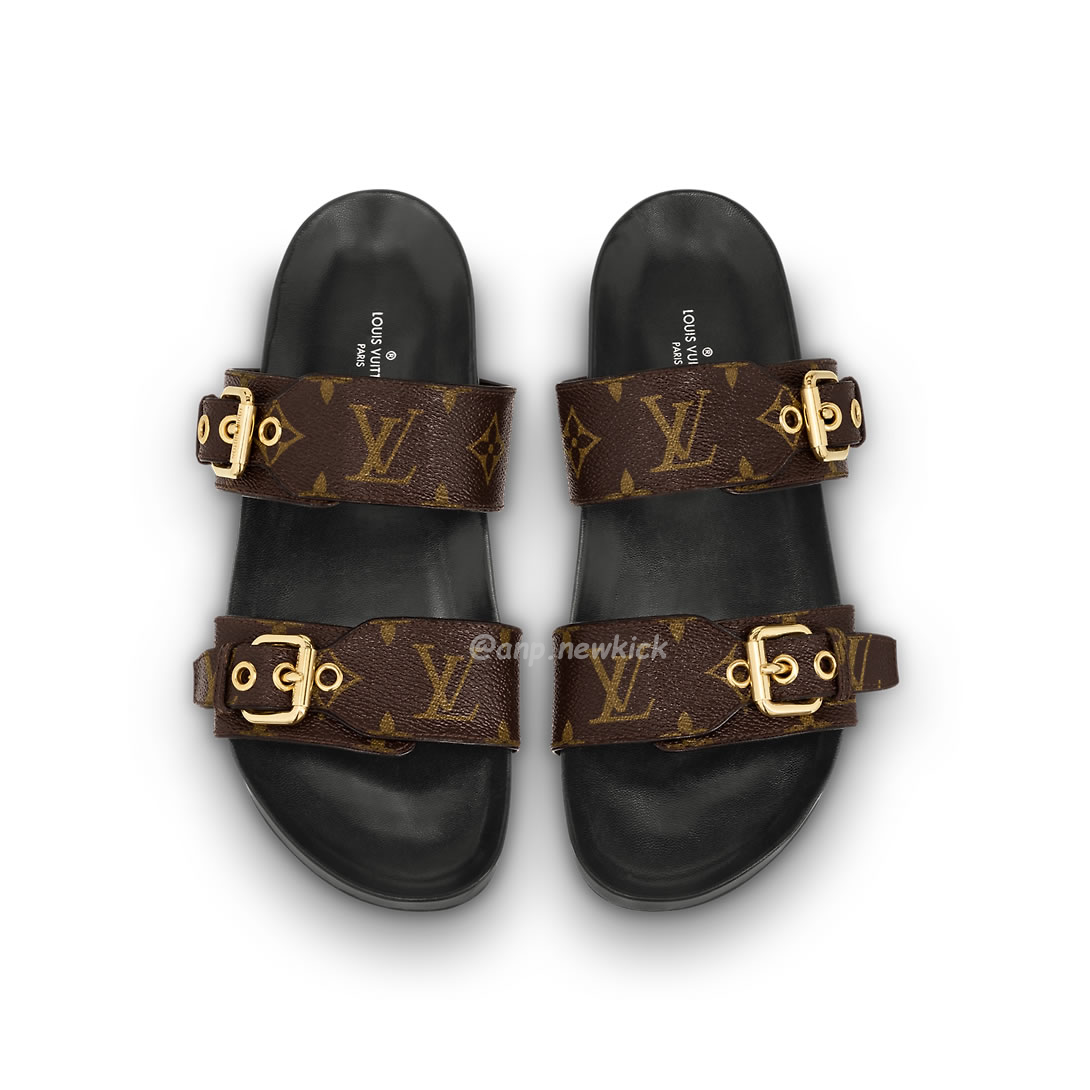 Louis Vuitton Bom Dia Flat Mule Sandals (1) - newkick.app